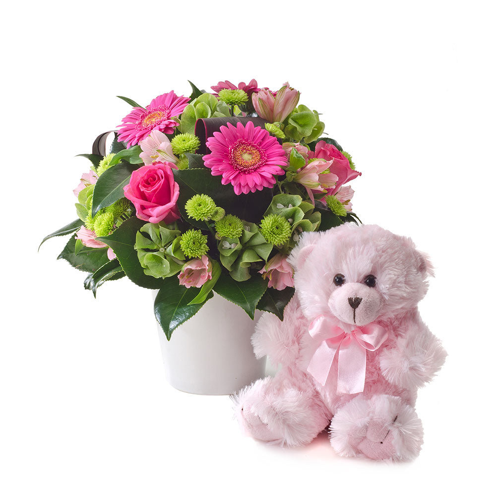 New Baby Gift Baskets & Flowers - Cheerful Flowers