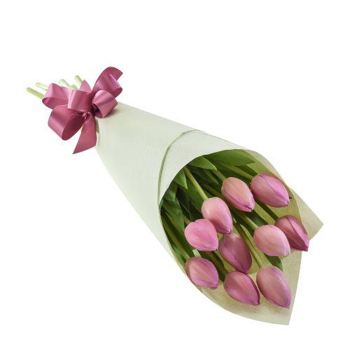 Bridget Pink Tulip Wrap | Rosebay Florist & Nursery