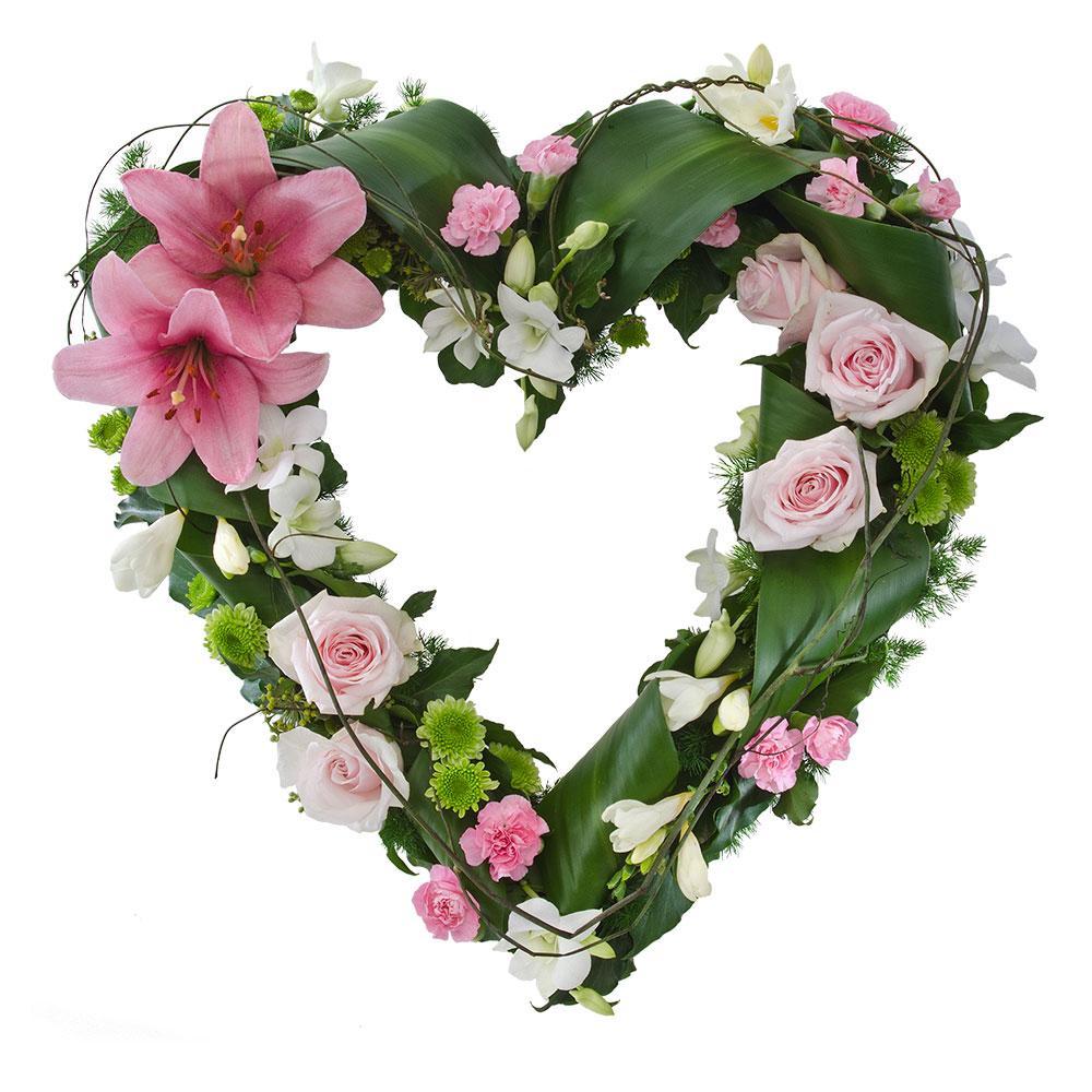 Esteem | Sympathy Heart - Elegant Floral Tribute 