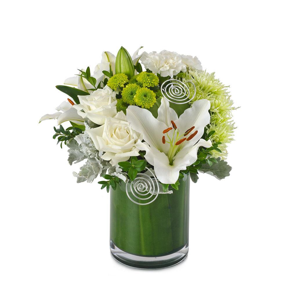 "Devotion | Elegant Arrangement in Glass Vase - Stunning Floral Gift